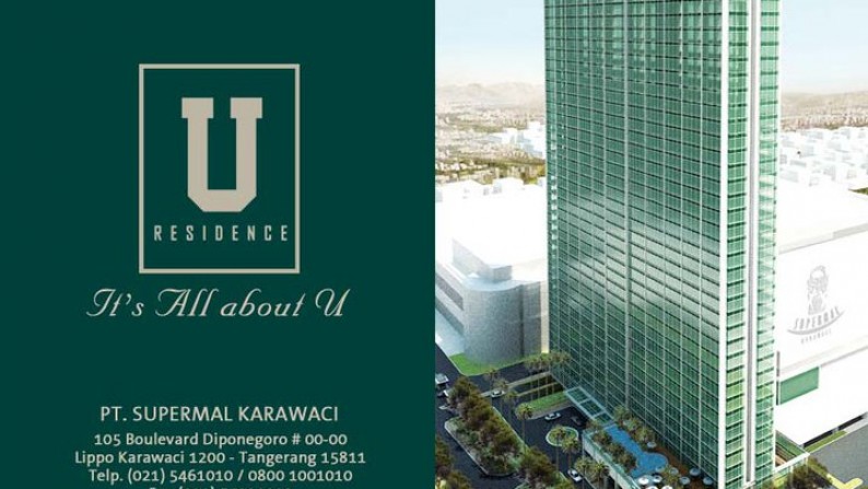 DIJUAL CEPAT APARTMENT U RESIDENCE TOWER 2