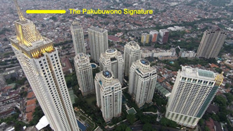 FOR RENT prestigious and highly luxurious residential apartment unit The Pakubuwono Signature located in prime location, South Jakarta