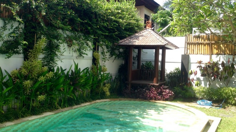 Villa sewa Bulanan 3 Kamar Fully Furnish Sanur Area