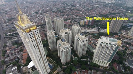 FOR RENT prestigious and highly luxurious residential apartment unit The Pakubuwono House located in prime location, South Jakarta