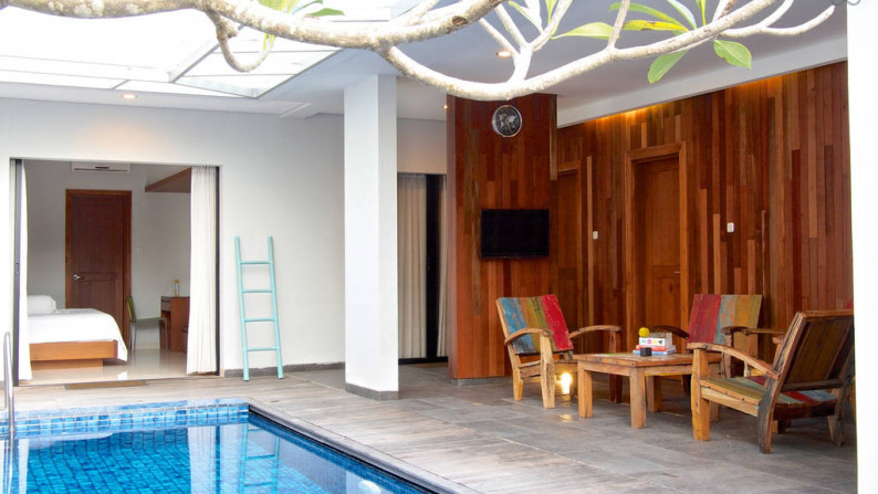 Modern Villa 3 bedrooms Fully Furnish in Seminyak area Great Location