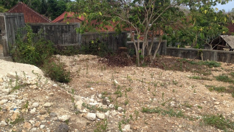 Freehold Sea View Land 335m2 in Jimbaran, Very Close to GWK