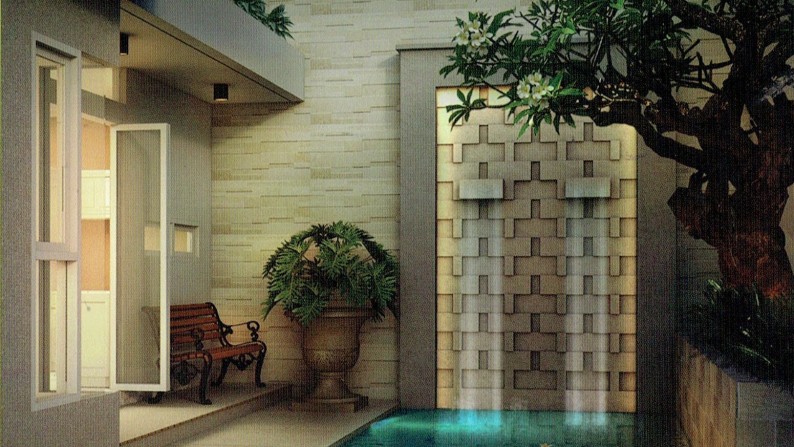 Rumah Brand New ,ada kolam renang di Jagakarsa Jakarta selatan