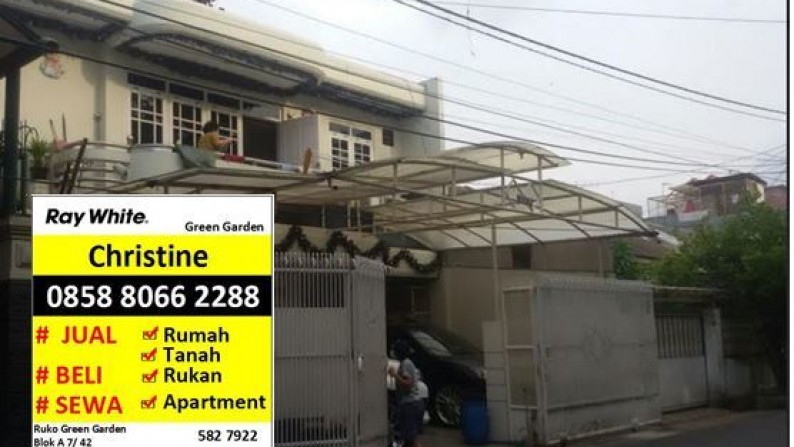 Dijual rumah 2 lantai di lokasi strategis