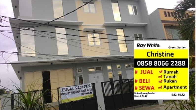 Dijual 2 unit rumah baru 3 lantai