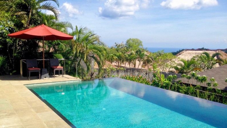 Freehold Sea View Villa 4 Beds in Uluwatu