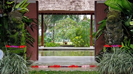 Rice Field View Villa Situated Near The Town of Ubud