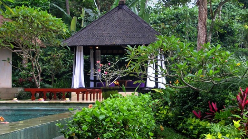 Rice Field View Villa Situated Near The Town of Ubud