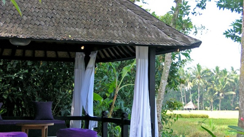 Rice Field View Villa Situated Near The Town of Ubud