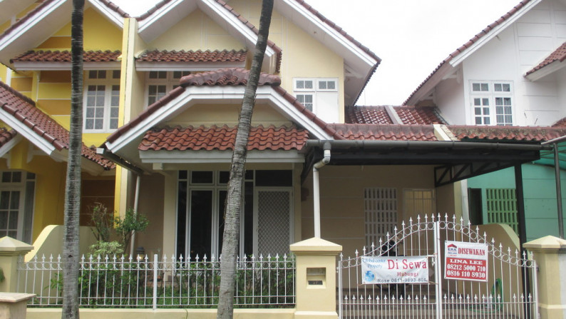 Disewakan Rumah Taman Bromo - Lippo Karawaci