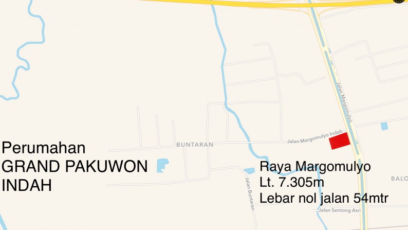 Lokasi Gudang Sangat Strategis di Margomulyo, Surabaya.