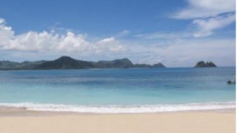 4.47 hectares of flat land with a beach frontage Lombok