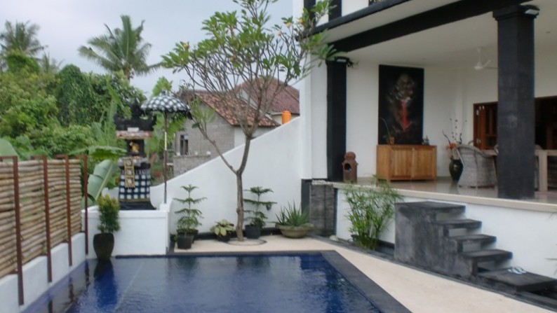 Rice Field View Villa At Saba Gianyar