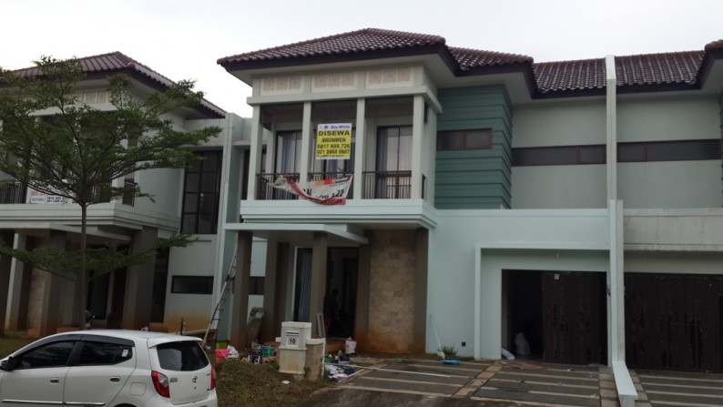 DISEWA RUMAH NYAMAN DAN AMAN DI CLUSTER JINGGA, ALAM SUTERA