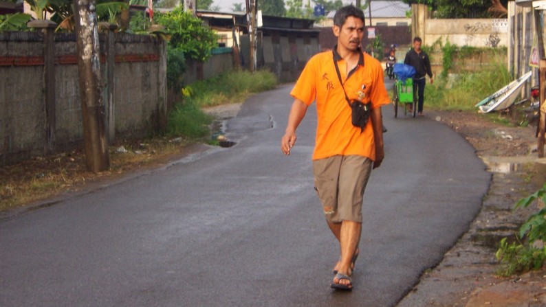 Tanah kosong bentuk kotak di Sawangan