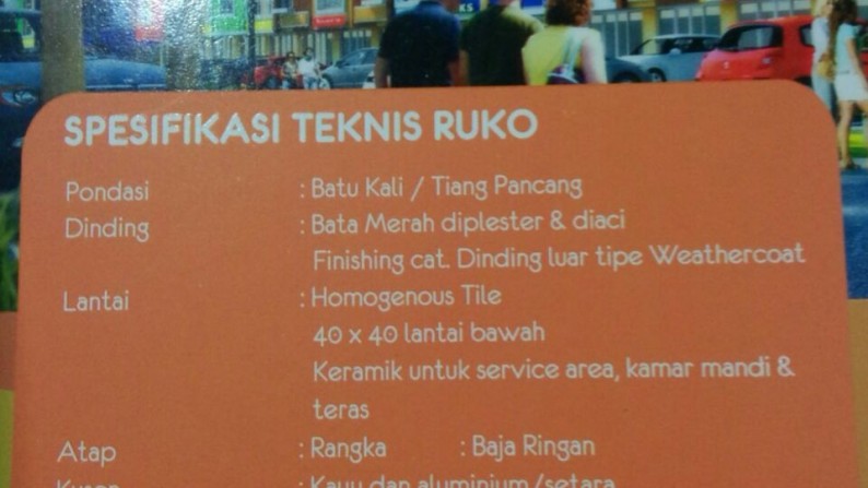 Ruko Luas dan Strategis di Kawasan Ciputat, Tangerang