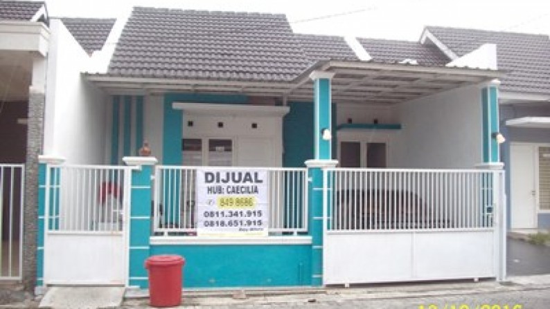 Rumah di Green Mansion, sudah renov dapur,carpot,pagar,sumur, cocok buat bujangan ataupun keluarga kecil