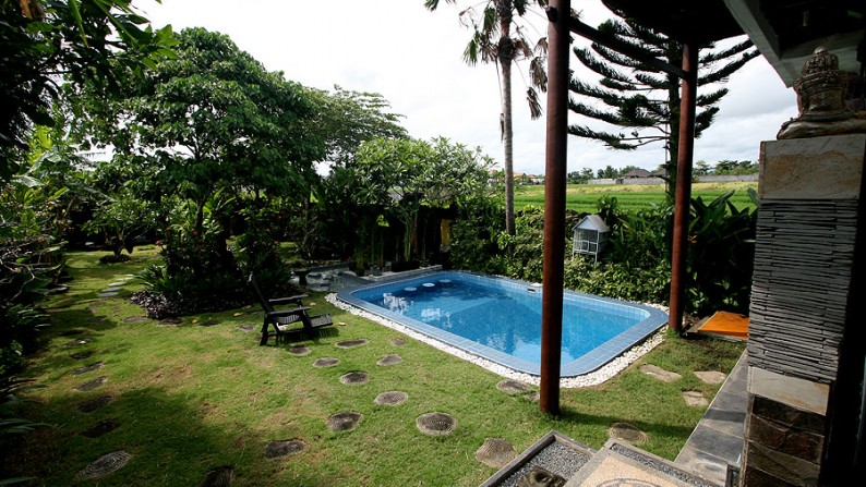 Rice Field View Villa At Berawa Canggu