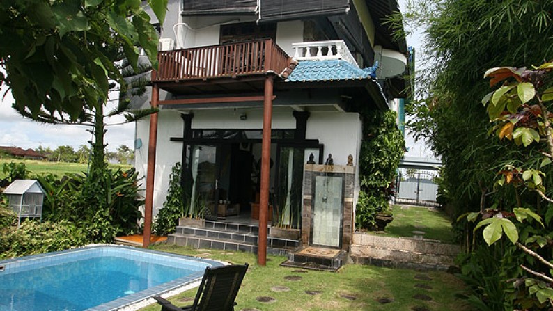 Rice Field View Villa At Berawa Canggu