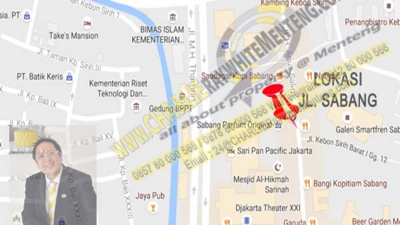 Daerah Komersial Sabang Disewakan Lokasi Terbaik