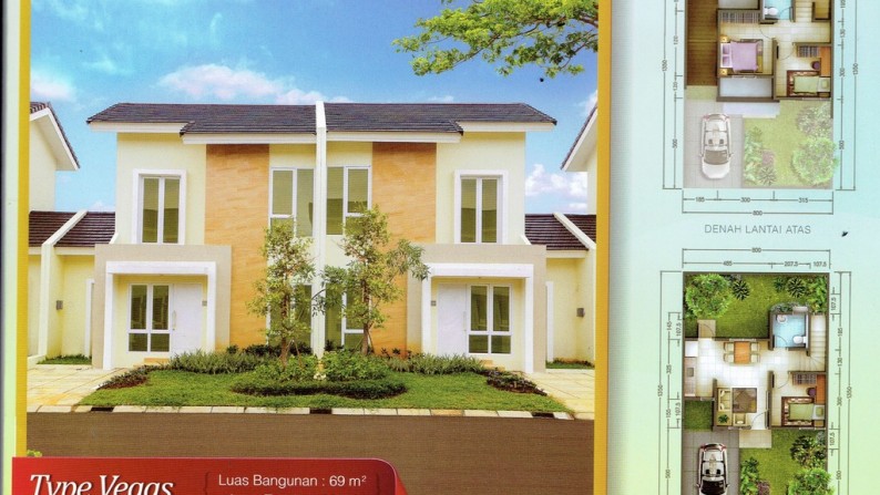 Rumah Brand New,Dalam Cluster di Serpong