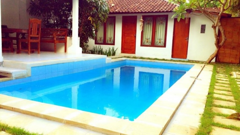 land for sale in seminyak with one unit villa as a bonus