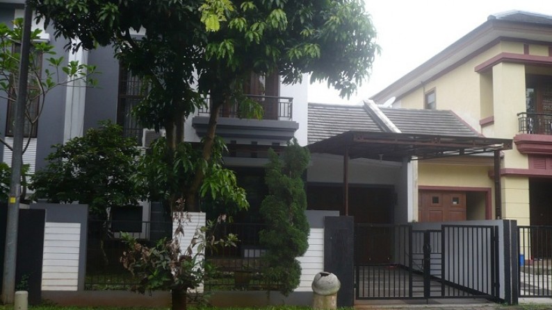 Disewa rumah terawat, area hijau, dekat toll bsd, bebas banjir, keamanan 24 jam, siap huni, Furnished, De Latinos Derio BSD City