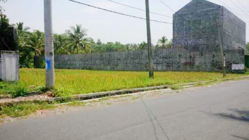 Dijual kavling (sawah) lokasi pinggir jalan, Daerah sukabumi, jabar