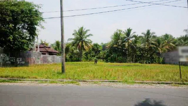 Dijual kavling (sawah) lokasi pinggir jalan, Daerah sukabumi, jabar