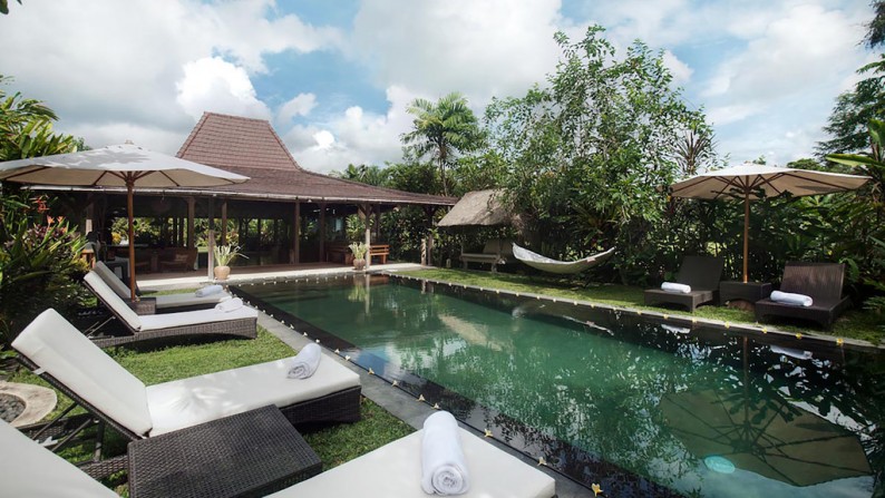 A Retreat Business with great occupancy set on 2700 sq m of Freehold and Leasehold Land for sale Just 10 Minute From Ubud Center