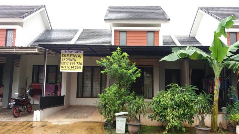 DISEWAKAN RUMAH MURAH DI MELIA GROOVE , GRAHA RAYA