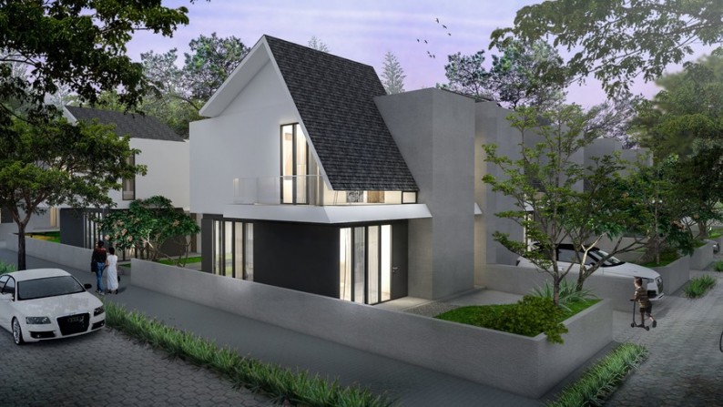 Rumah Modern Minimalis Cinere, YVE Habitat Limo, By Andra Matin