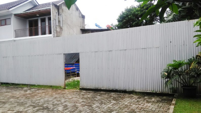 Dijual kavling lokasi pinggir jalan, sangat strategis, bebas banjir.