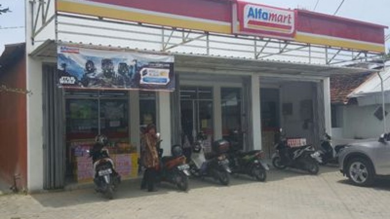 Toko Alfamart siap operasi... Nol Jalan