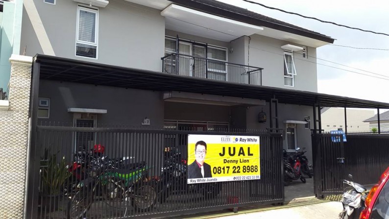 RUMAH KOSTAN 2,5 LANTAI DI PURI INDAH JATINANGOR, FULL FURNISHED DAN FULL BOOK!