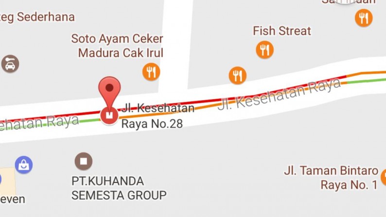 Hitung TanahRuang Usaha Jl Kesehatan Raya, Jakarta Selatan