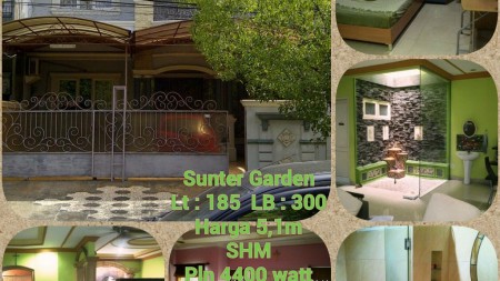 Rumah Sunter Garden LT185 Nyaman siap Huni