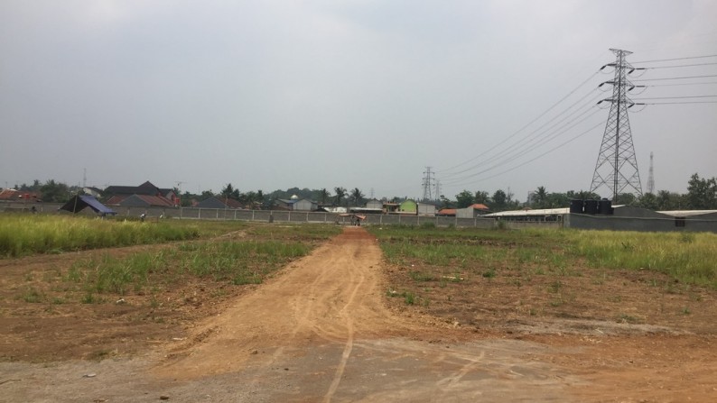 Tanah Karawang Barat 1,2 Ha Zona Komersial-Niaga-Gudang Cocok Untuk Hotel 500meter Dari Tol