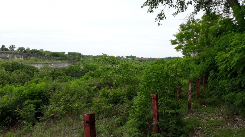 Tanah 4,2ha Unblock View Cantik di Bali Cliff