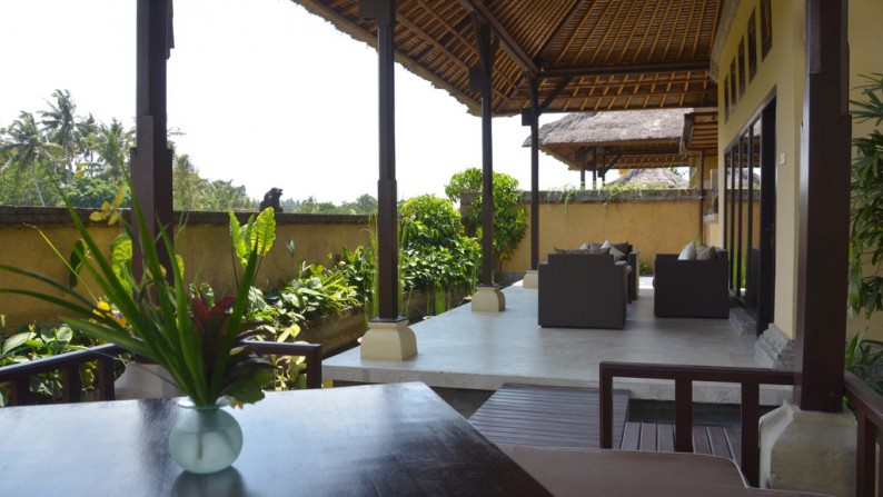 A Beautiful 6 Bedrooms Profitable Freehold Villa with Beautiful Rice Field View For Sale 20 minutes from Ubud Center