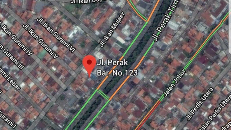 Dijual komersial area @ perak, surabaya utara