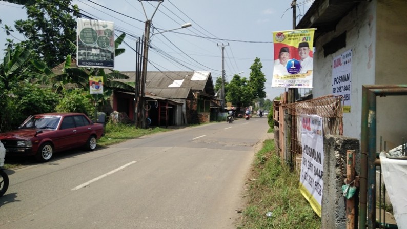 Lahan 415 meter di Jl.Raya Mustika Jaya - Cimuning dekat pintu gerbang Dukuh Zamrud