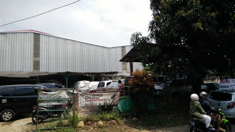 Lahan 415 meter di Jl.Raya Mustika Jaya - Cimuning dekat pintu gerbang Dukuh Zamrud