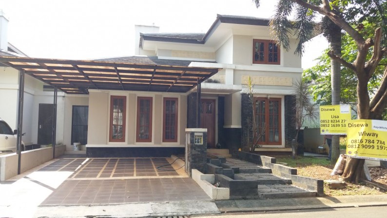 Rumah Murah Di Cluster Dengan lokasi strategis di Menteng Residence, Bintaro