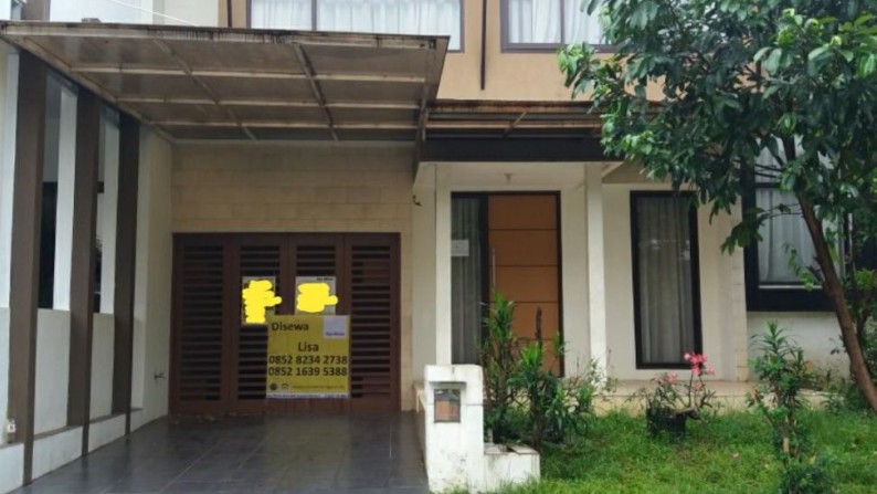 Rumah Nyaman dan Disewakan di Kawasan Cluster Discovery, Bintaro