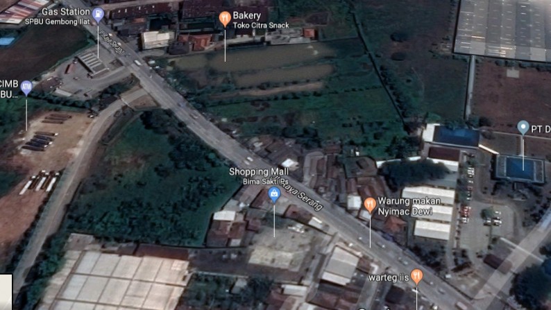 Dijual Cepat! Tanah Strategis Bikin Hoki di Jl. Raya Serang