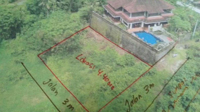 440 sq m of Freehold Land for Sale 20 Minutes from Ubud Center (Jl. Raya Ubud)