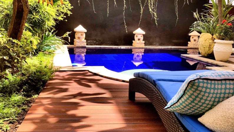 Villa Cantik Terawat di Jimbaran Bawah, Dekat Pantai Jimbaran