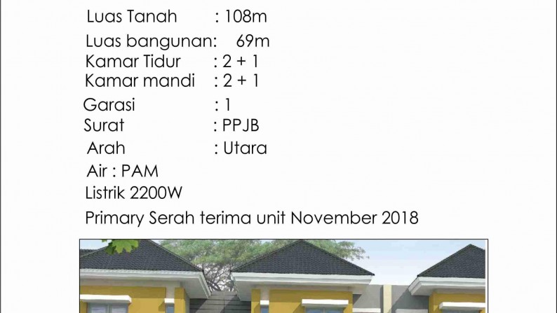 Cluster Adara, Kota Harapan Indah, Bekasi