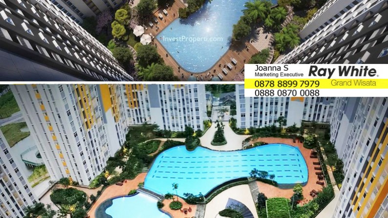 Dijual Unit Apartment Springlake 3BR Hoek, Summarecon Bekasi